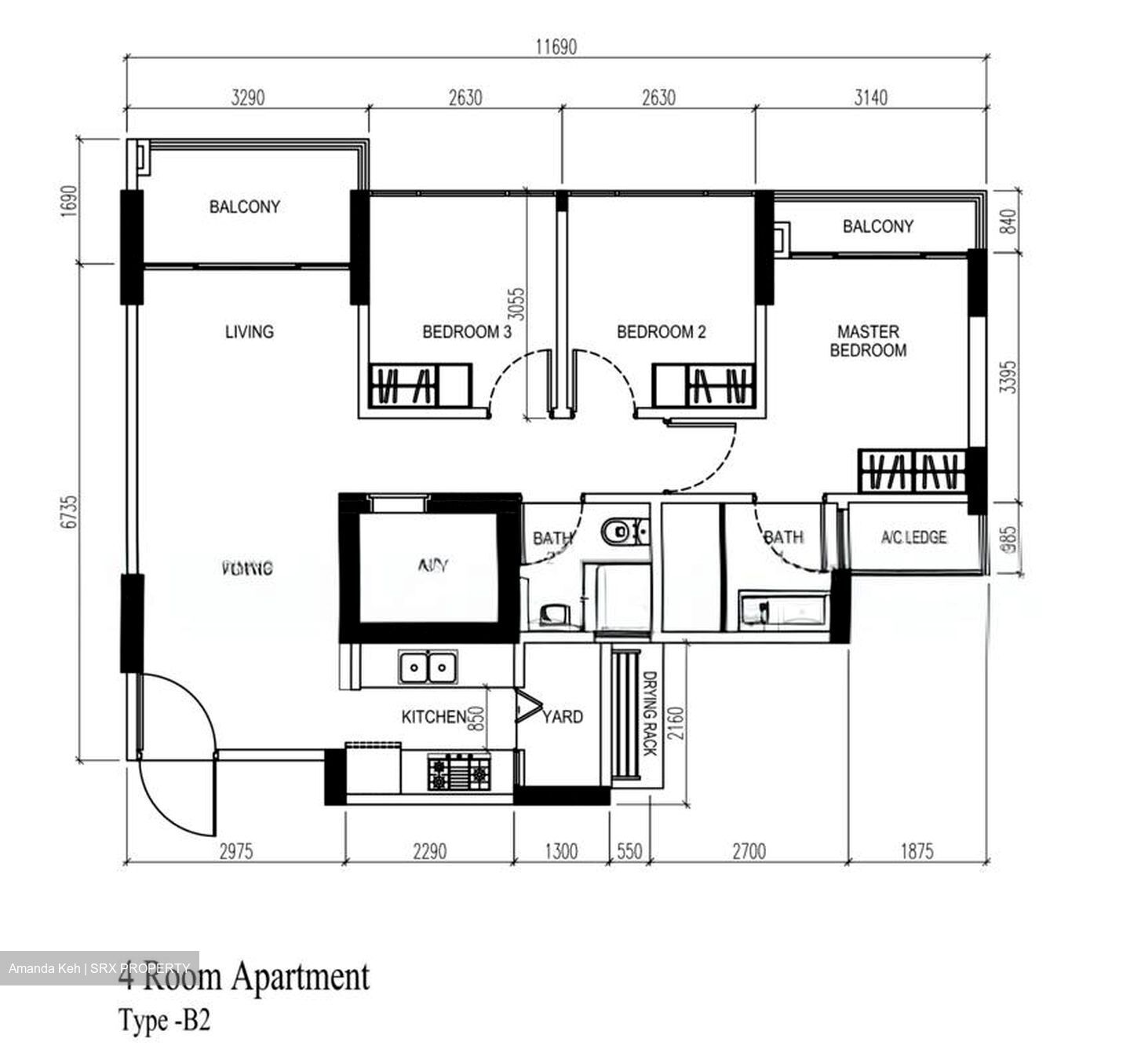 Blk 519A Centrale 8 At Tampines (Tampines), HDB 4 Rooms #591555281
